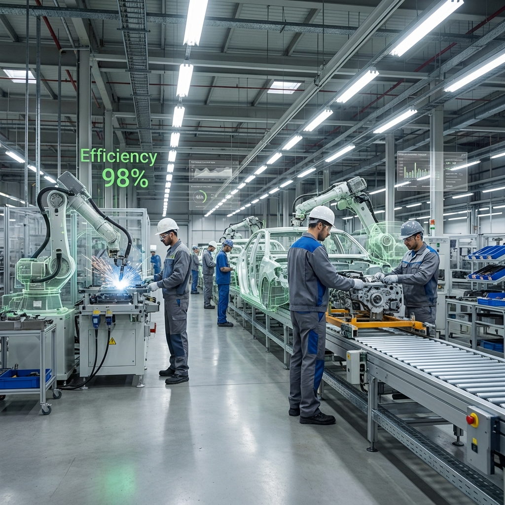 Futuristic Smart Factory